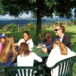 English lesson outside at Agrinconti