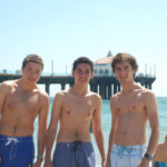 Summer Discovery students at the beach