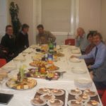 Il pranzo buffet di fine corso dell'Accent International school