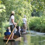 London School of English Canterbury executive students go on a boat ride around Canterbury