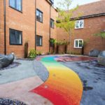 Courtyard of the St George's Center summer residence 