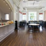 London School of English, Holland Park school cafeteria