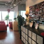 La lobby della scuola Hutong Pechino