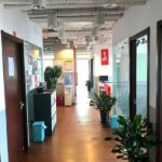 Il corridoio della scuola Hutong Pechino