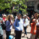 Gli Studenti della FLS International Boston Commons durante un tour di storia