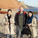 Gli studenti della scuola Globe English Centre in spiaggia