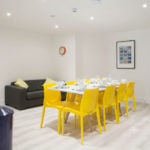 L'area dove si mangia dell'Hampshire TerraceIl bagno dell'Hampshire Terrace