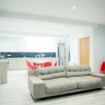 L'area per mangiare nella student house  St. Michaels Road della LSI Portsmouth 