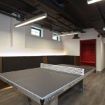 La sala giochi del residence studentesco Lambert and Fairfield Hall
