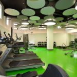 La palestra del residence studentesco Lambert and Fairfield Hall