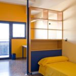 Una stanza da letto del residence universitario della scuola Espanole Ih