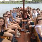 Gli studenti della scuola Espanole in gita sul lago di Albufera
