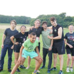 Gli studenti della Bede's Summer School University of Sussex mentre si divertono