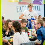 La caffetteria della Bede's Summer School University of Sussex 