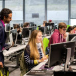 Il computer lab della Bede's Summer School University of Sussex 
