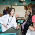 Gli studenti della Bede's Summer School University of Sussex in classe