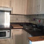 La cucina del residence Les Sourcettes della scuola France Langue Biarritz 