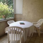 La terrazza del residence Les Sourcettes della scuola France Langue Biarritz 