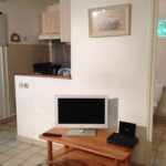 La sala TV del residence Les Sourcettes della scuola France Langue Biarritz 