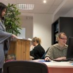 La reception della scuola France Langue Nizza