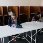 L'area computer degli appartamenti degli studenti della scuola Collegium Palatinum