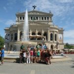 Gli studenti della scuola Collegium Palatinum-IH Heidelberg in gita