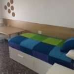 Single bedroom of the Españolé IH Valencia school shared apartments