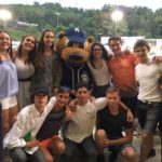 Asheville program teenagers watch a baseball game