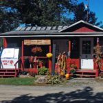 Un negozio tipico di Elizaville, stato di New York, vicino al Camp Eagle Hill