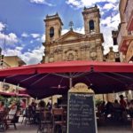 A restaurant in Victoria square, Gozo, Malta