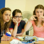 Studenti di Sir Michael a lezione presso la Studio Cambridge