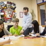 Gli studenti in una classe della Whitgift Summer School