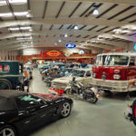 Il museo delle macchine antiche "Bennett" ad Asheville, Carolina del Nord.