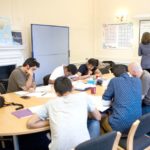 Gli studenti della scuola York Associates in classe