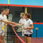 Gli studenti della Discovery Summer Radley agli allenamenti di tennis