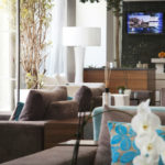 La lobby dell'hotel George 