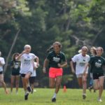 Camp Twin Creeks campers have a mini olympics