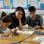 Gli studenti in una delle classi della Summer Boarding Courses Canford School