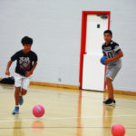 Students practicing sports at the Millfield Street campus