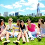 Gli studenti della Rennert International New York nel Central Park