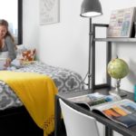 Una stanza da letto del residence per studenti Parkside 