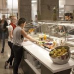 La caffetteria del residence per studenti Parkside 