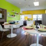 La cucina del residence per studenti Gec Granville