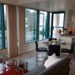 Un salone del residence per studenti Gec Viva 