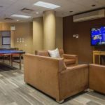 La sala studenti e la sala giochi del residence per studenti Gec Granville