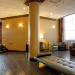 La lobby del residence per studenti Gec Granville