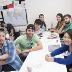 Gli studenti della scuola ILAC Vancouver in classe