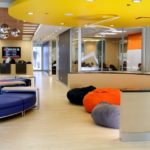 La sala studenti della scuola ILAC Vancouver