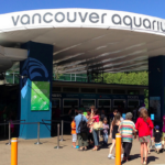 L'ingresso dell'acquario di Vancouver, Canada