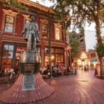 La statua di Gassy Jack a Gastown, Vancouver, Canada
